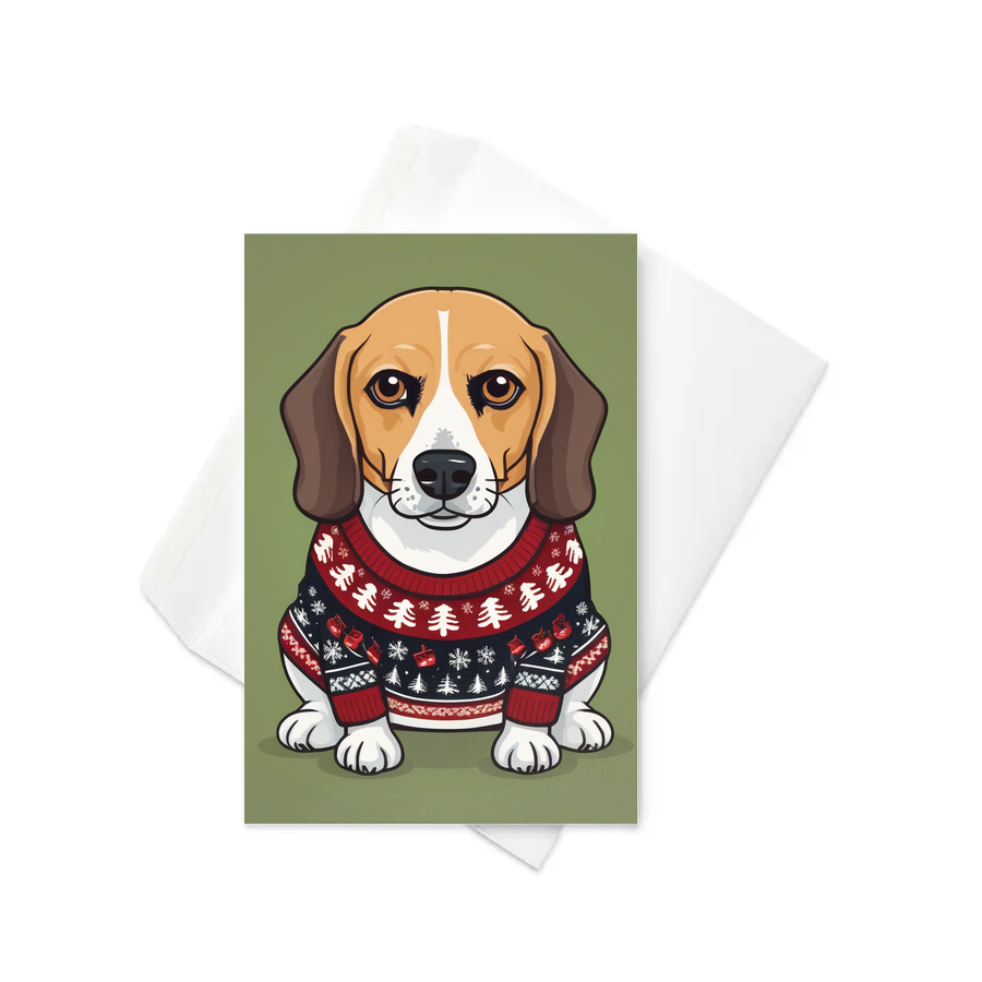 PugMug Custom Munchkin Greeting Card