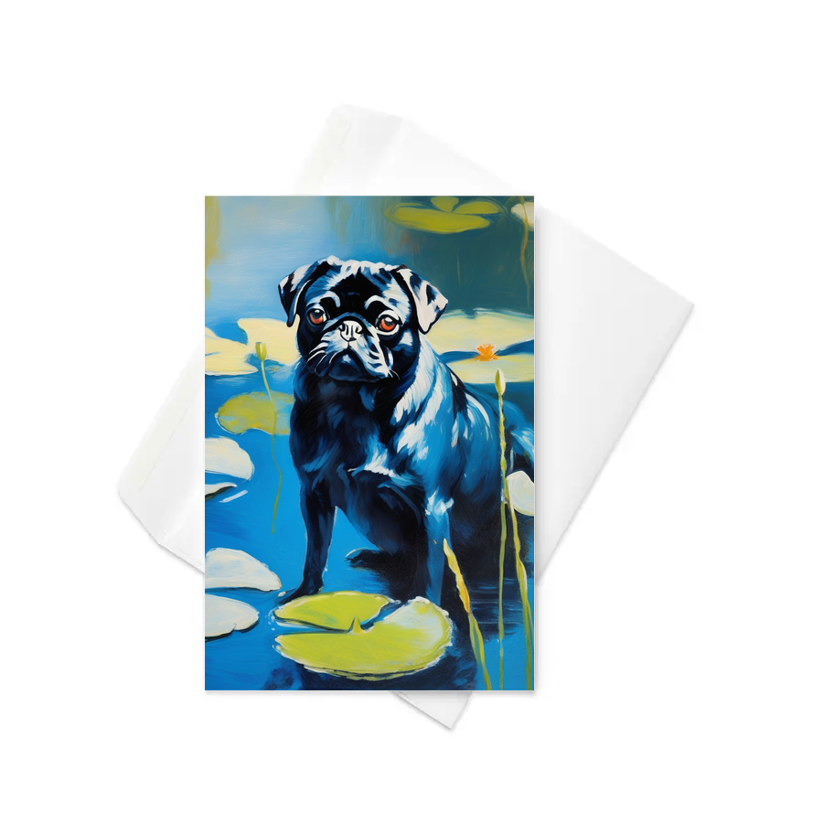 PugMug Custom Pet Greeting Card