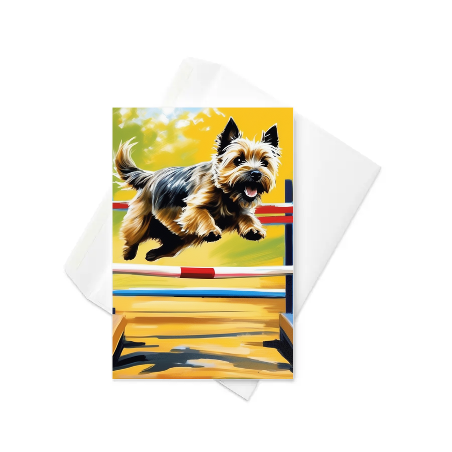 PugMug Custom Cairn Terrier Greeting Card