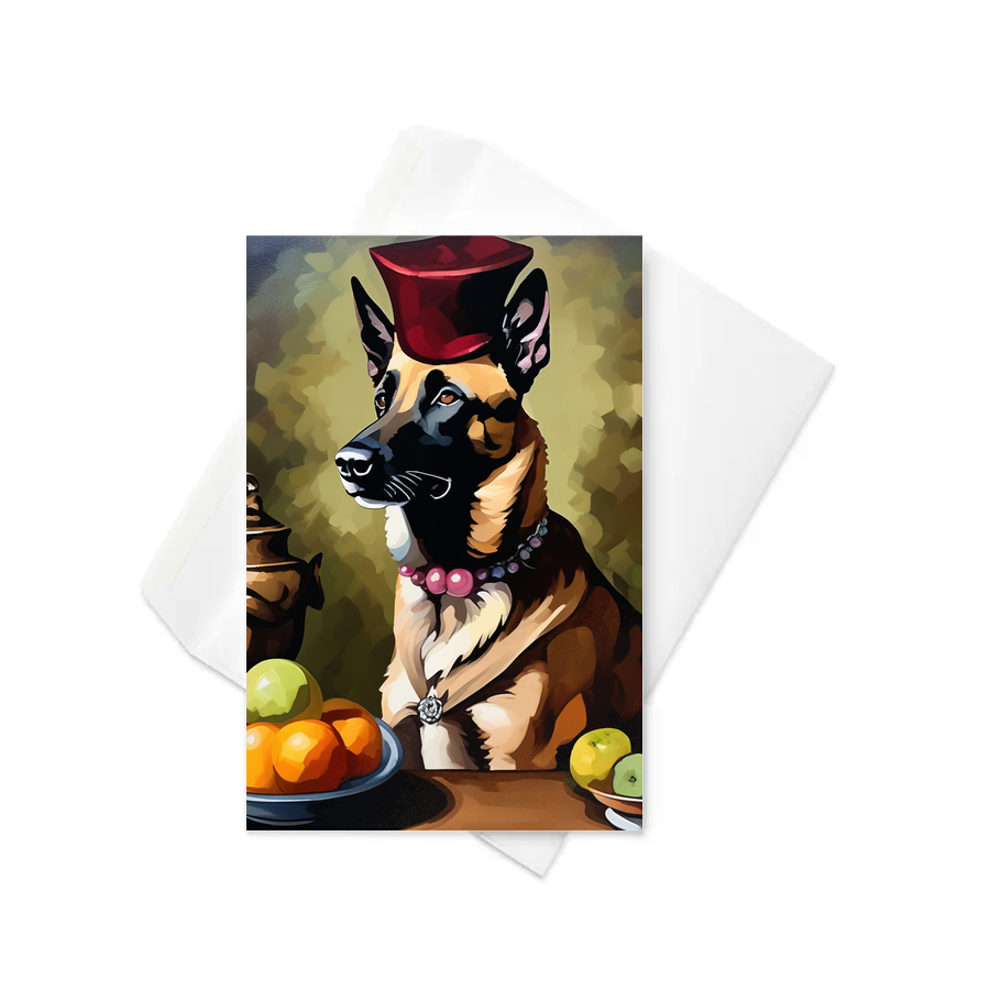 PugMug Custom Belgian Malinois Greeting Card