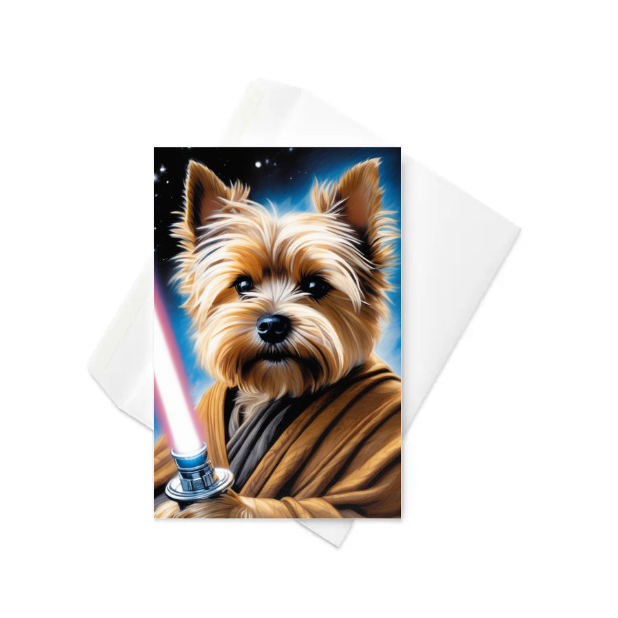 PugMug Custom Cairn Terrier Greeting Card