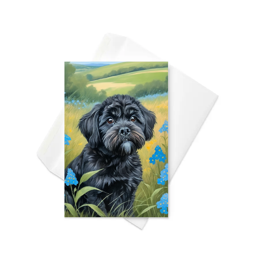 PugMug Custom Lily Greeting Card