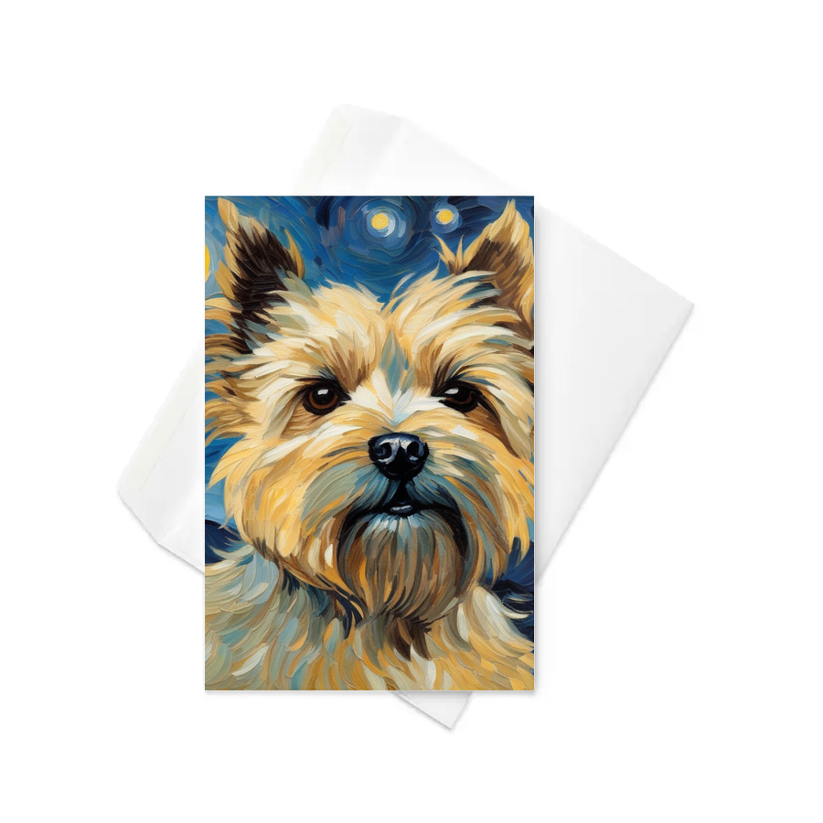 PugMug Custom Cairn Terrier Greeting Card