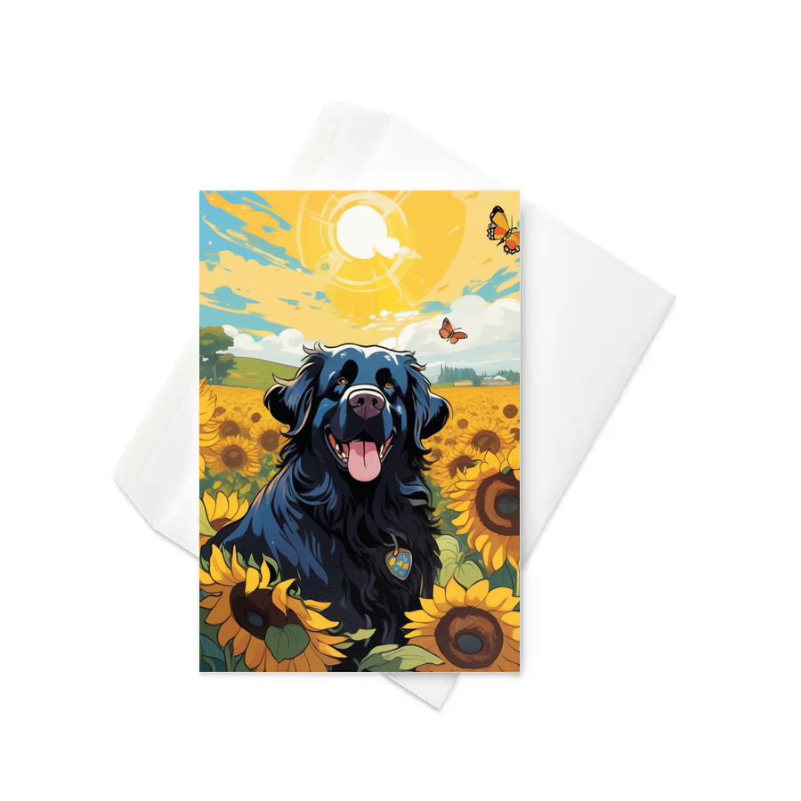 PugMug Custom Newfoundland Greeting Card
