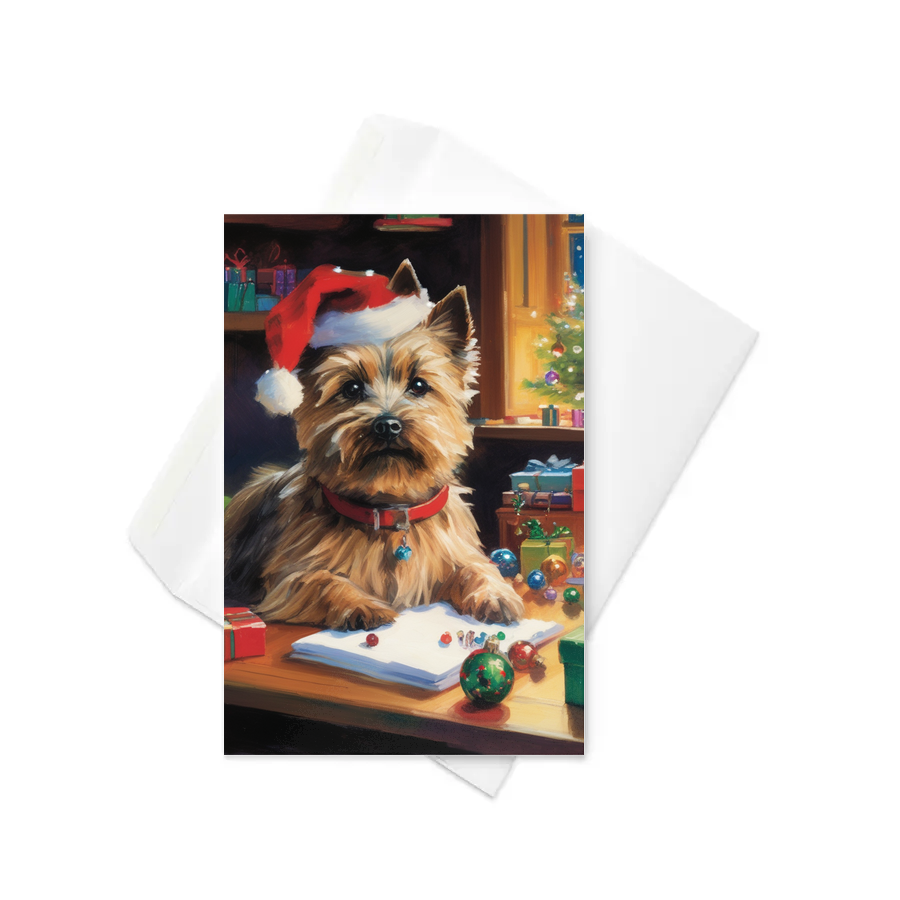 PugMug Custom Cairn Terrier Greeting Card