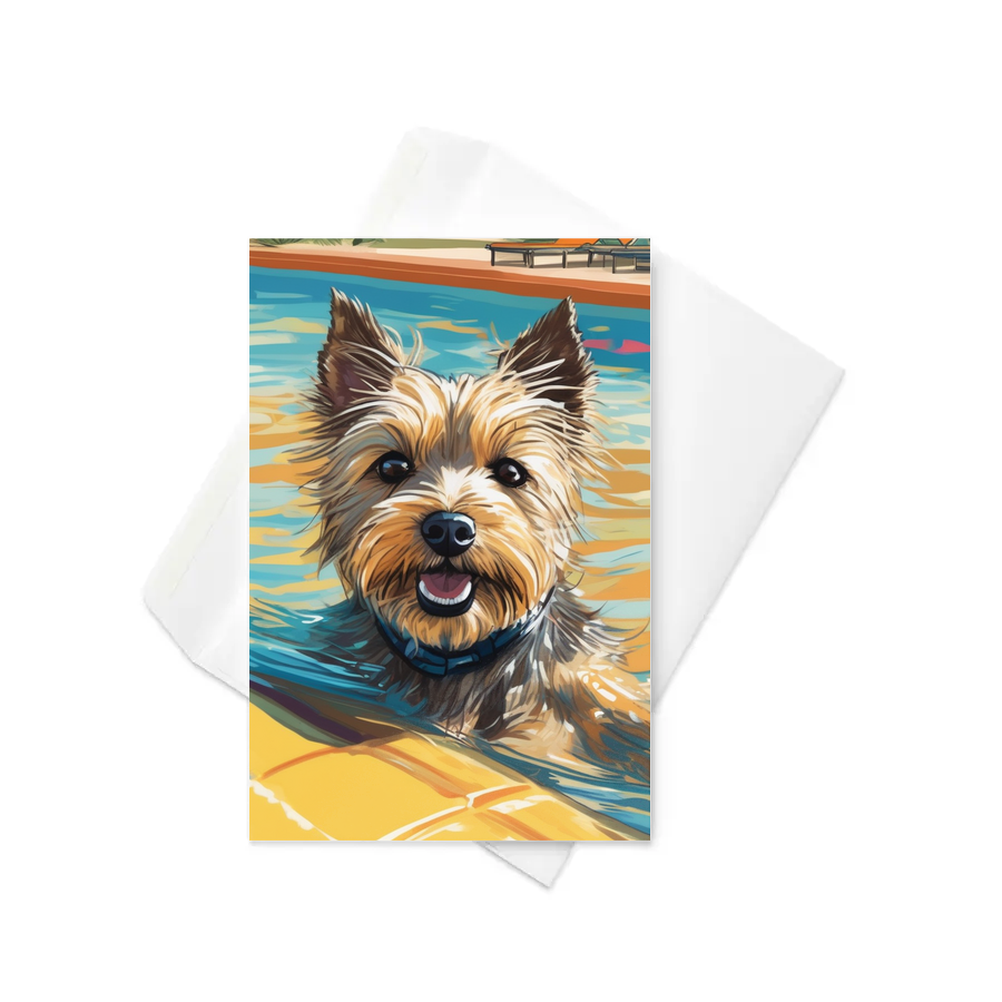 PugMug Custom Cairn Terrier Greeting Card