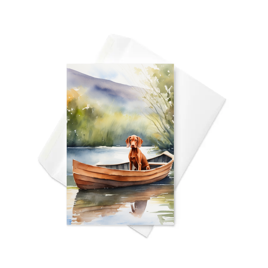 PugMug Custom Vizsla Greeting Card