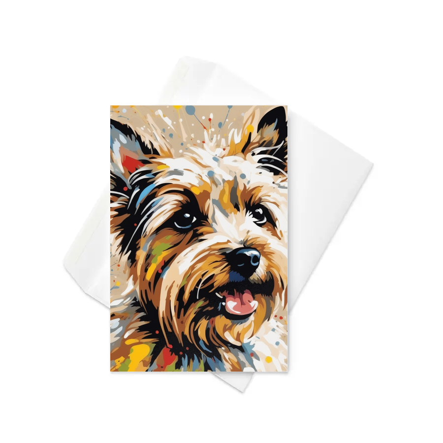 PugMug Custom Cairn Terrier Greeting Card