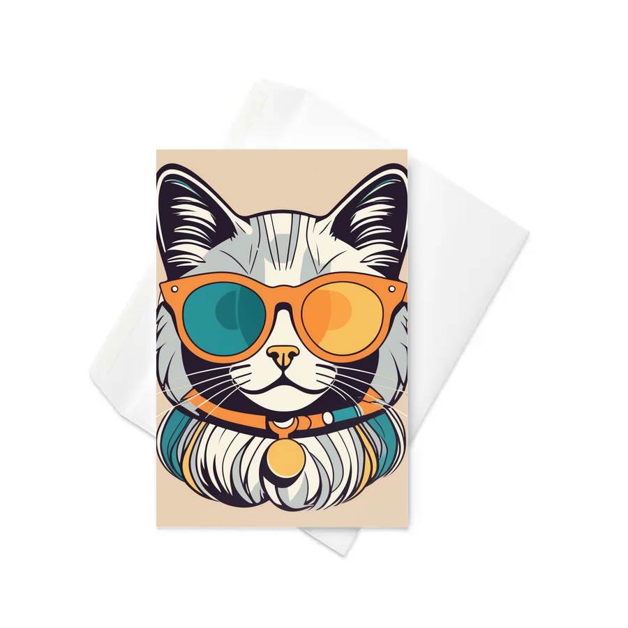PugMug Custom Tabby Ragdoll Cat Greeting Card