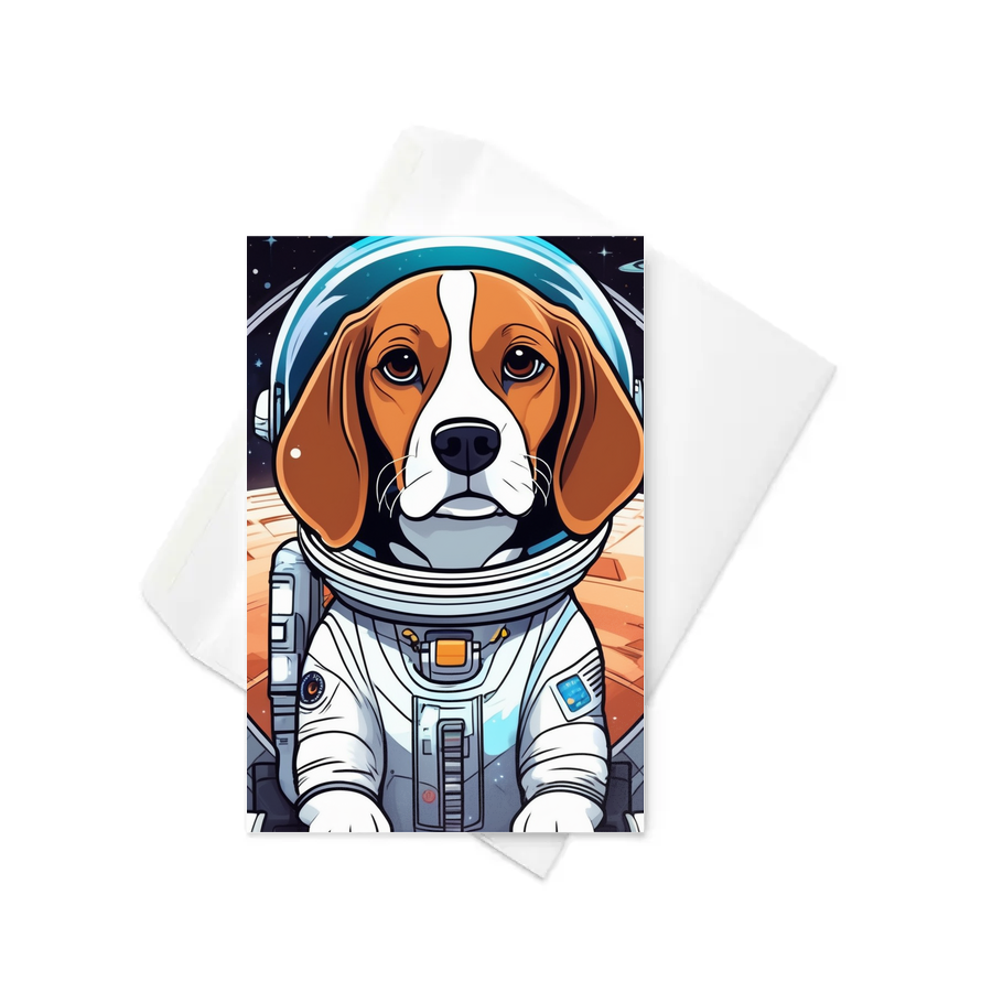 PugMug Custom Beagle Greeting Card