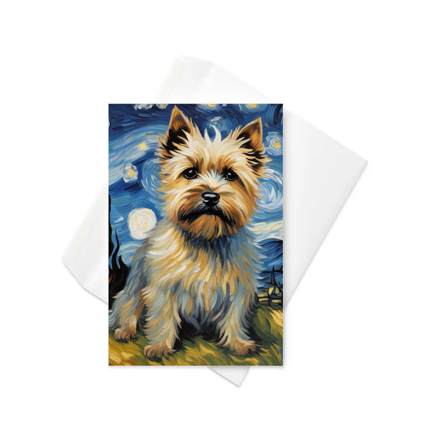 PugMug Custom Cairn Terrier Greeting Card