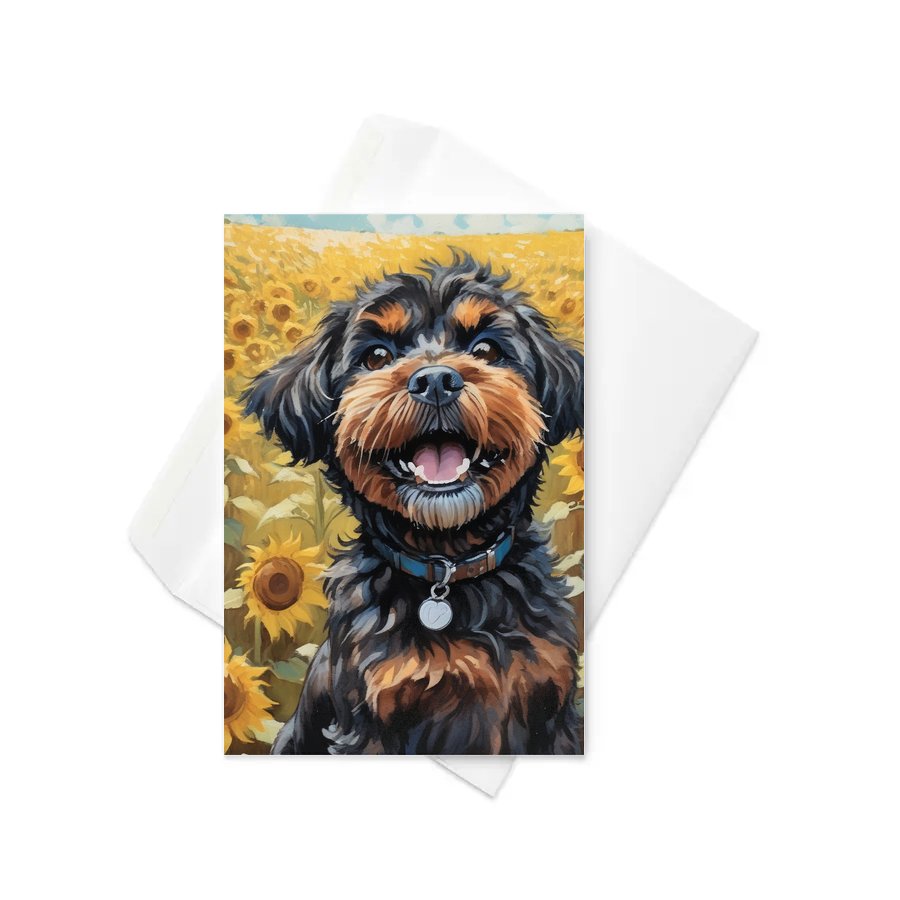 PugMug Custom Lily Greeting Card