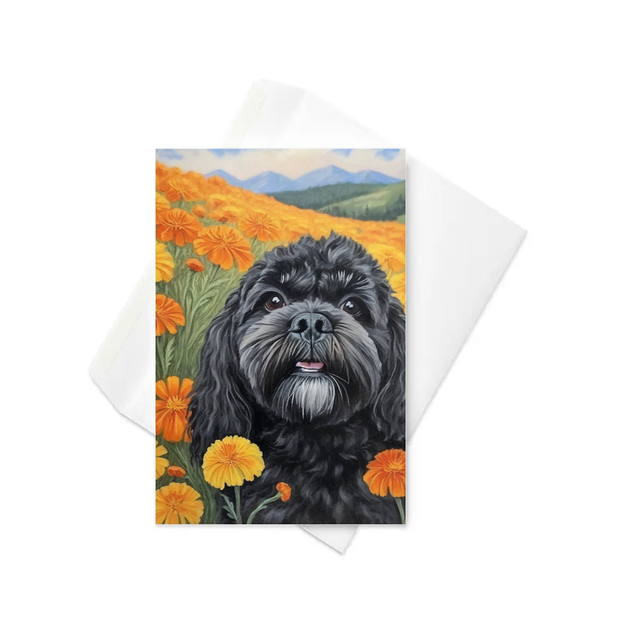 PugMug Custom Lily Greeting Card
