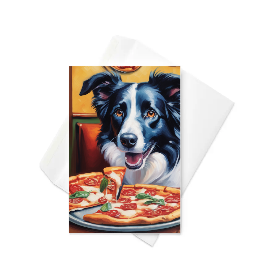 PugMug Custom Border Collie Greeting Card