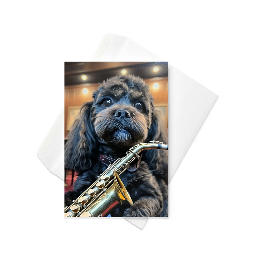 PugMug Custom Lily Greeting Card