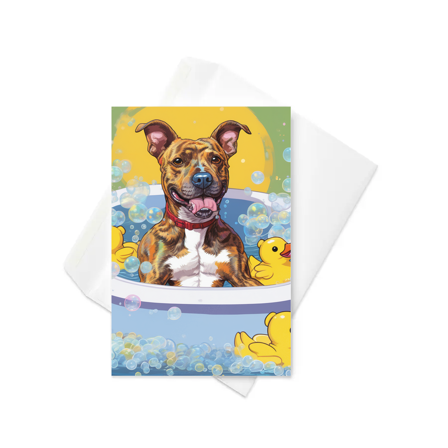 PugMug Custom Tony Hawk Greeting Card