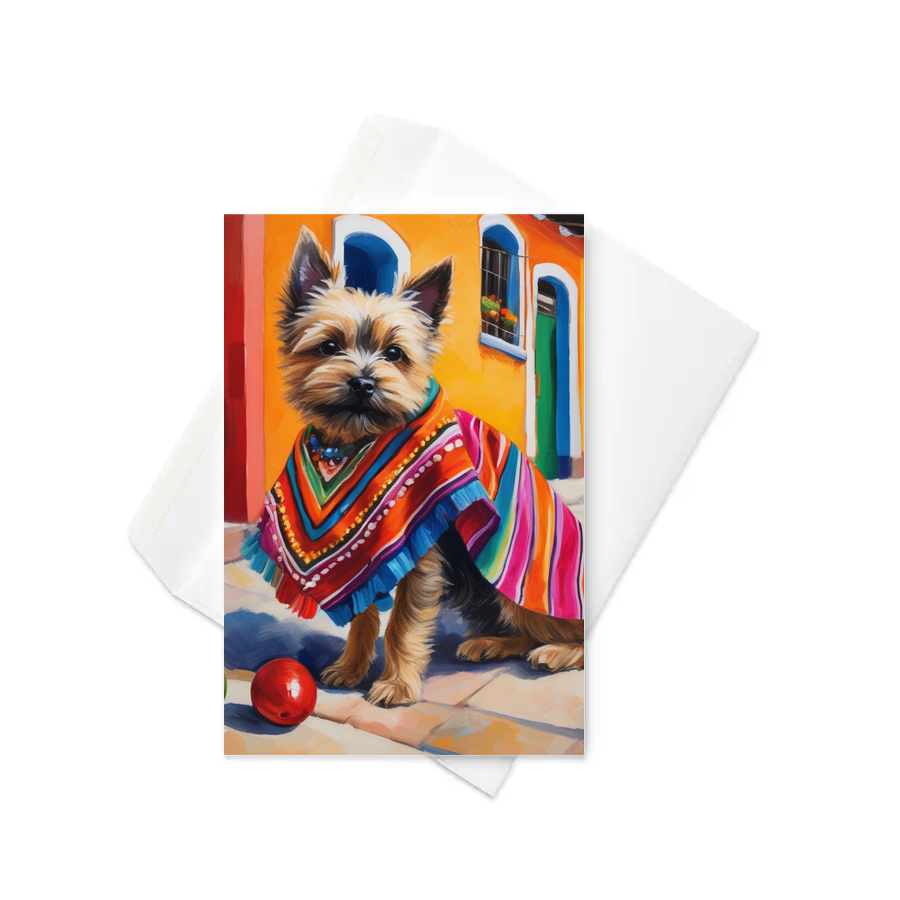 PugMug Custom Cairn Terrier Greeting Card