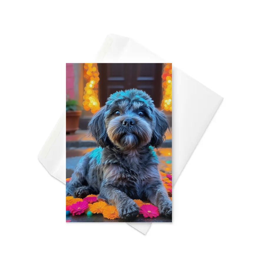 PugMug Custom Lily Greeting Card