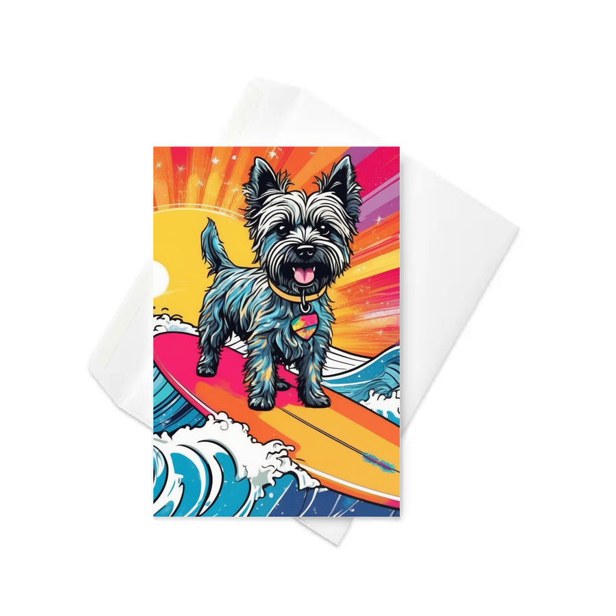 PugMug Custom Cairn Terrier Greeting Card