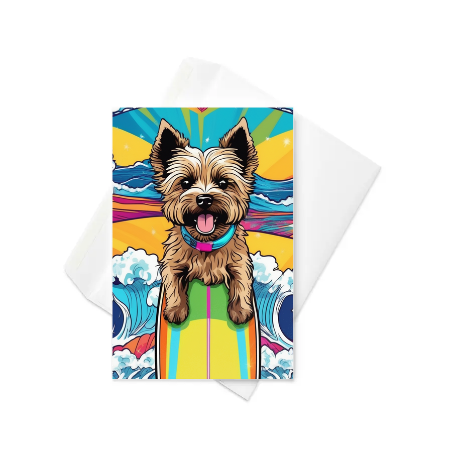 PugMug Custom Cairn Terrier Greeting Card