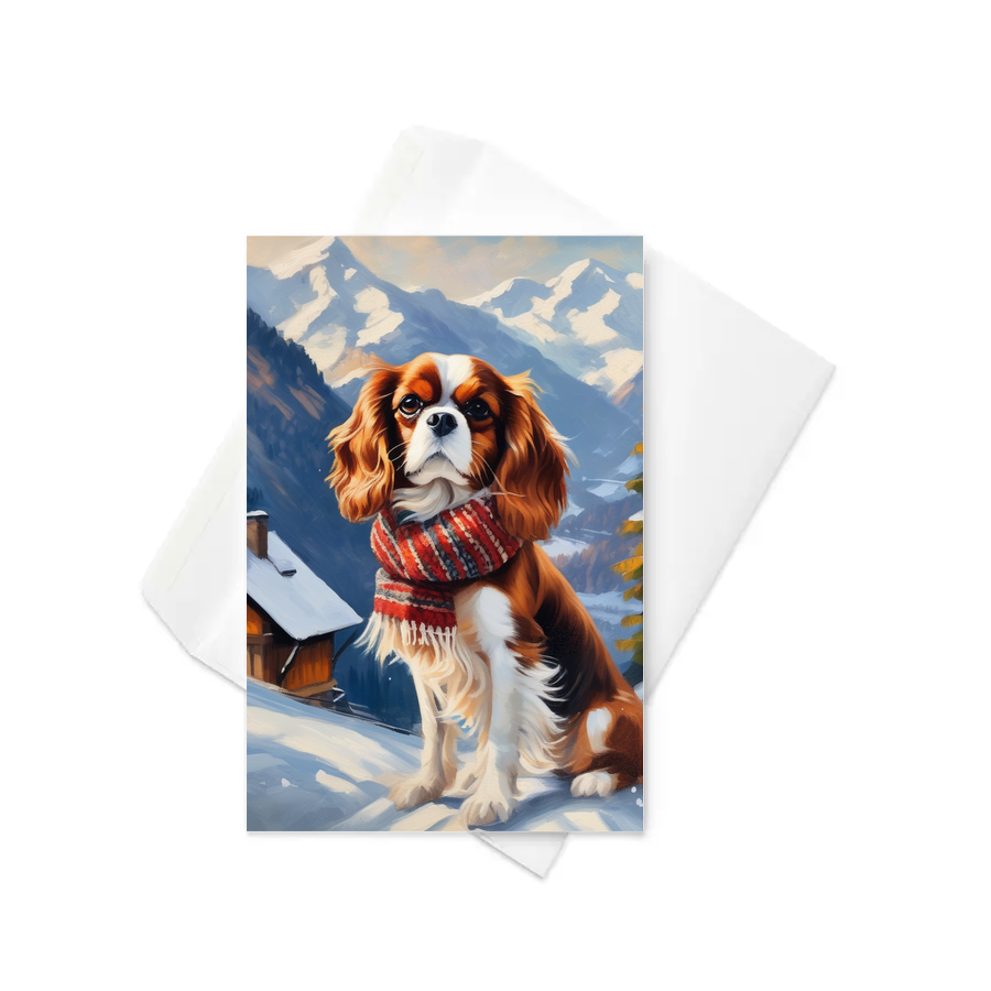 PugMug Custom Cavalier King Charles Spaniel Greeting Card