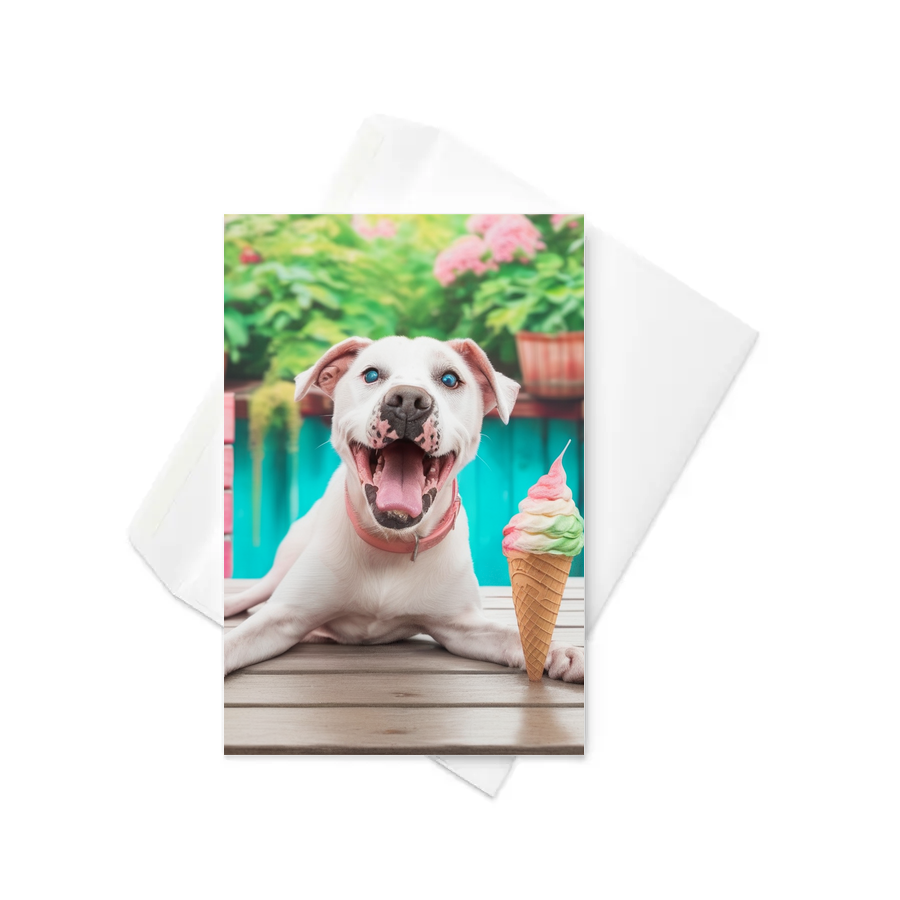 PugMug Custom Melody Greeting Card