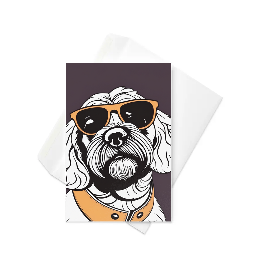 PugMug Custom Lily Greeting Card