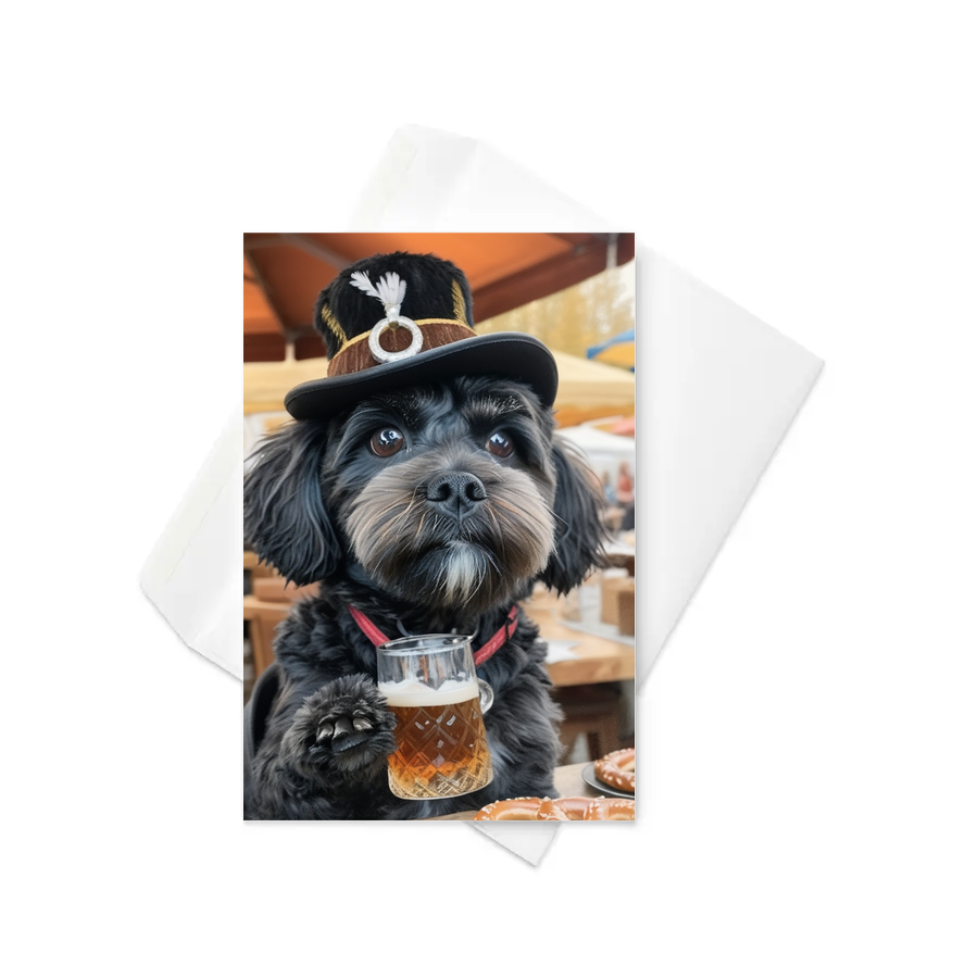 PugMug Custom Lily Greeting Card