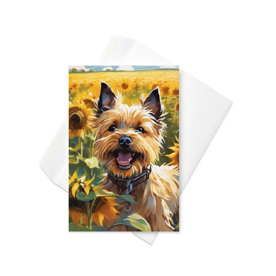 PugMug Custom Cairn Terrier Greeting Card