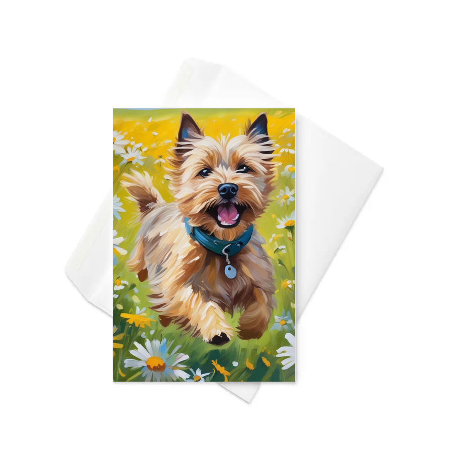 PugMug Custom Cairn Terrier Greeting Card