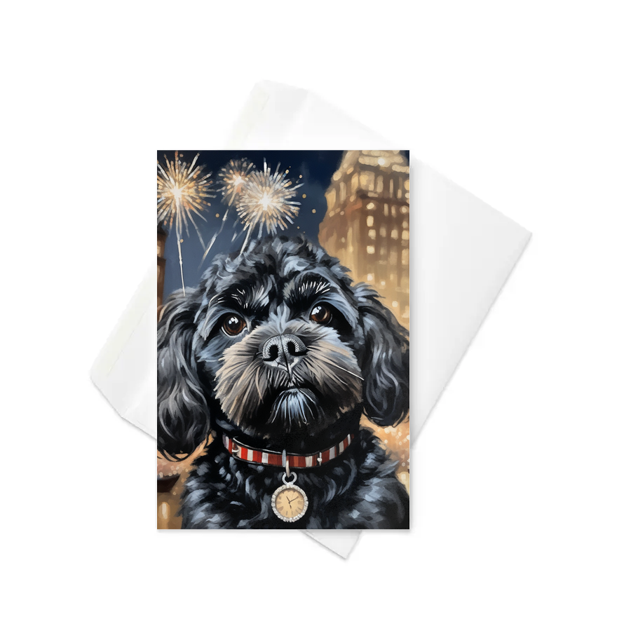 PugMug Custom Lily Greeting Card