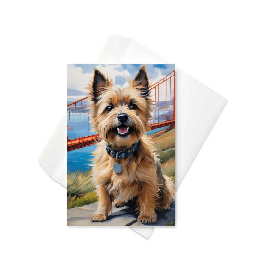 PugMug Custom Cairn Terrier Greeting Card