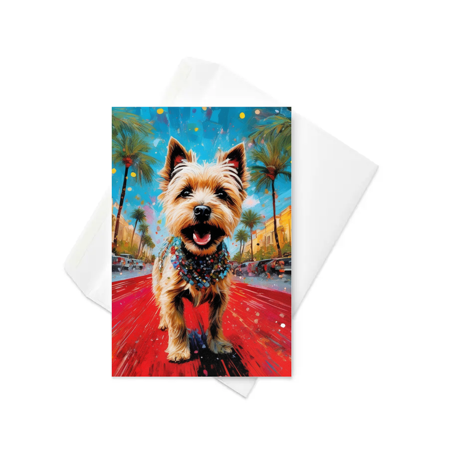 PugMug Custom Cairn Terrier Greeting Card