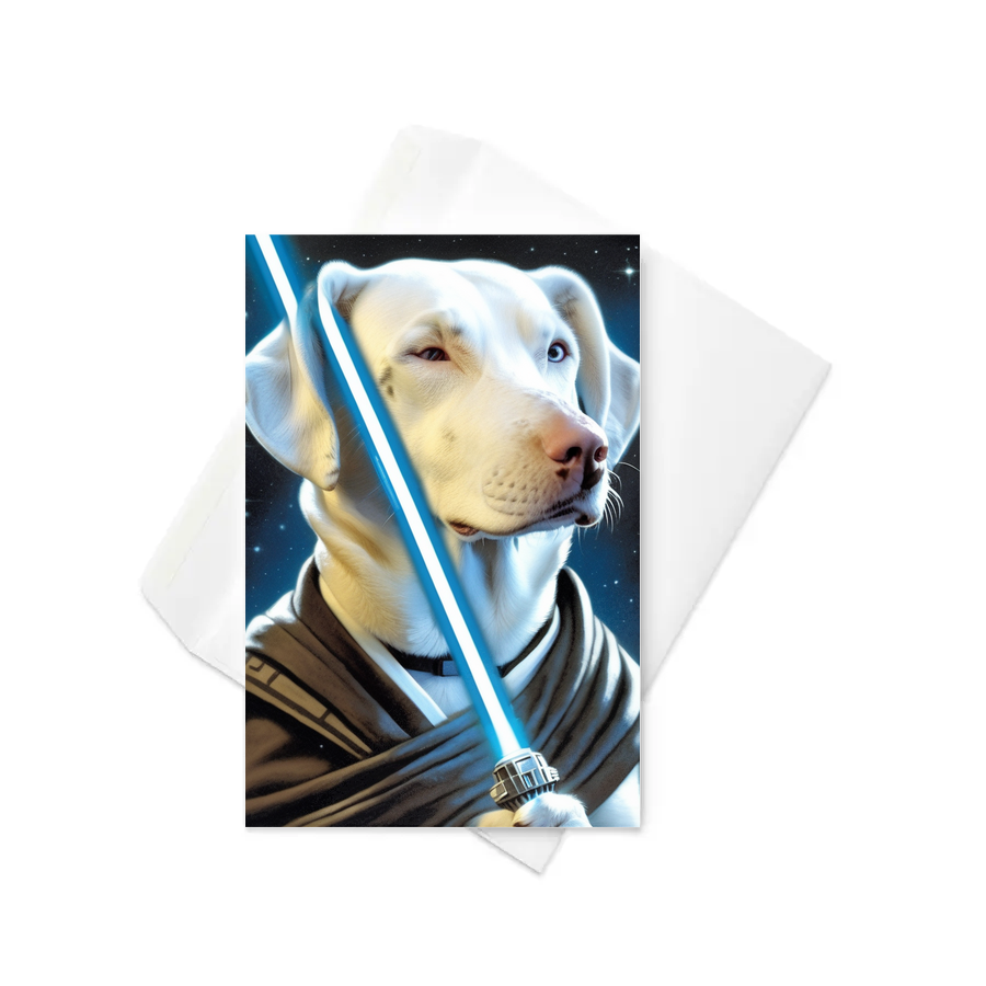 PugMug Custom Penny Greeting Card