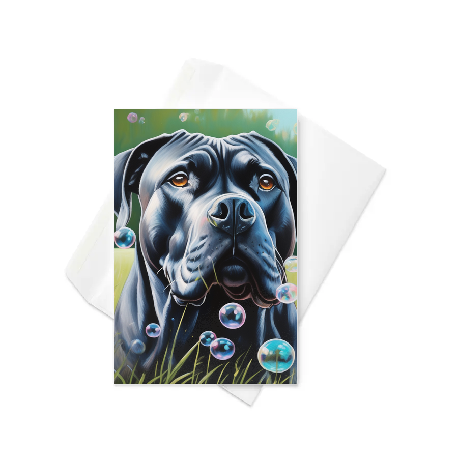 PugMug Custom Cane Corso Greeting Card