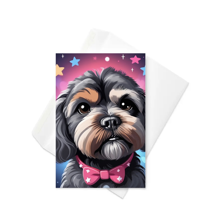 PugMug Custom Lily Greeting Card