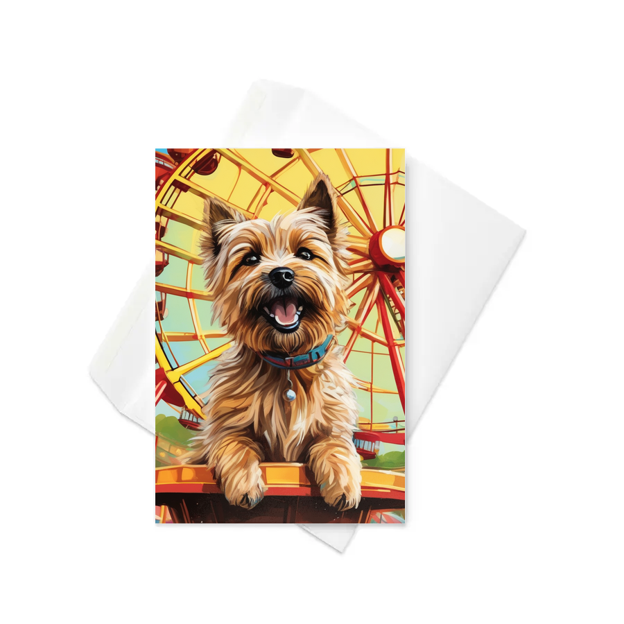 PugMug Custom Cairn Terrier Greeting Card