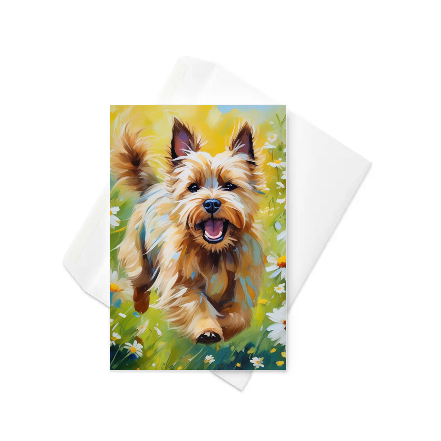 PugMug Custom Cairn Terrier Greeting Card