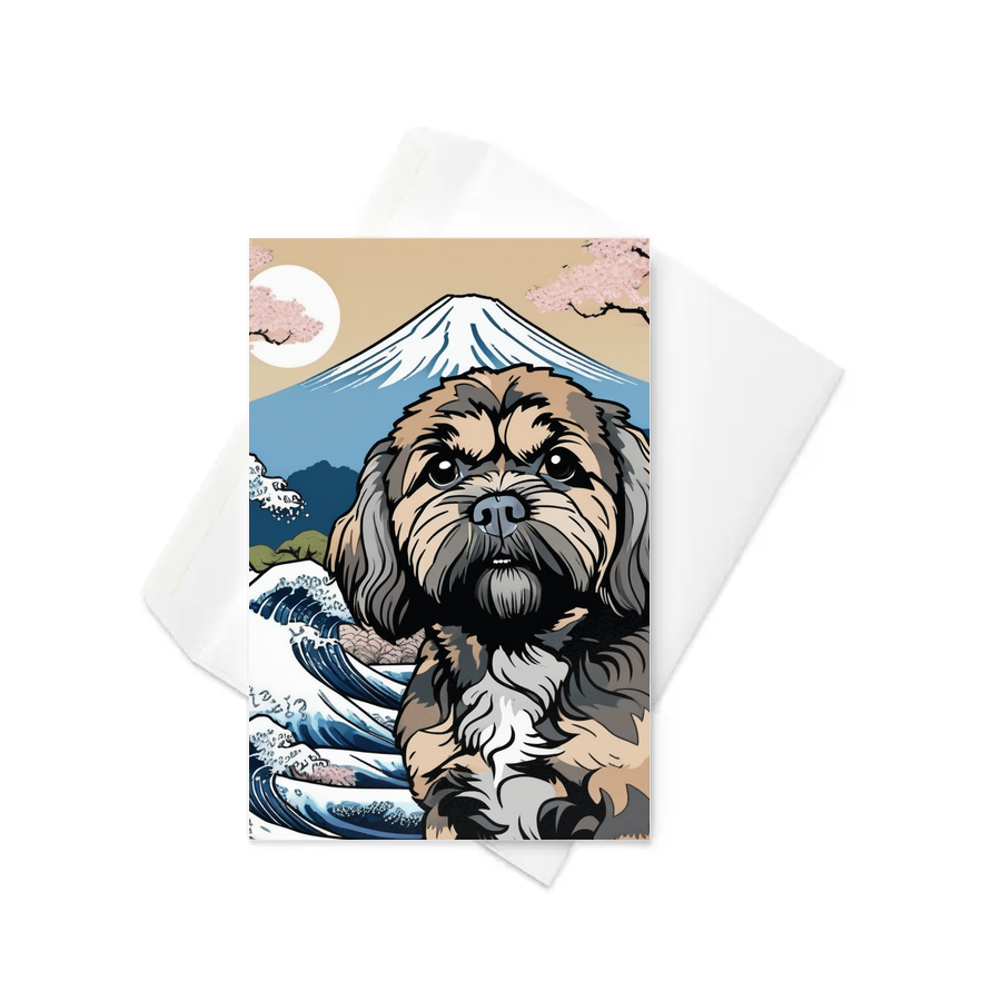 PugMug Custom Lily Greeting Card