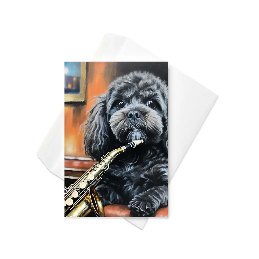 PugMug Custom Lily Greeting Card