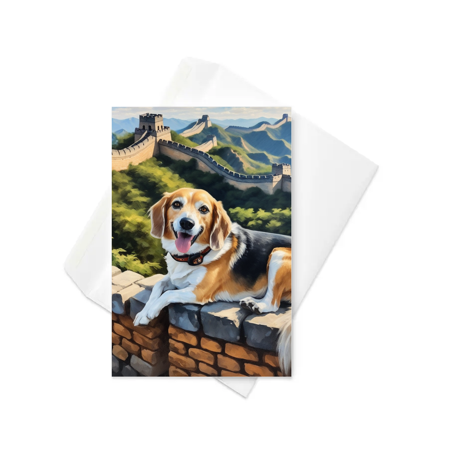 PugMug Custom Munchkin Greeting Card
