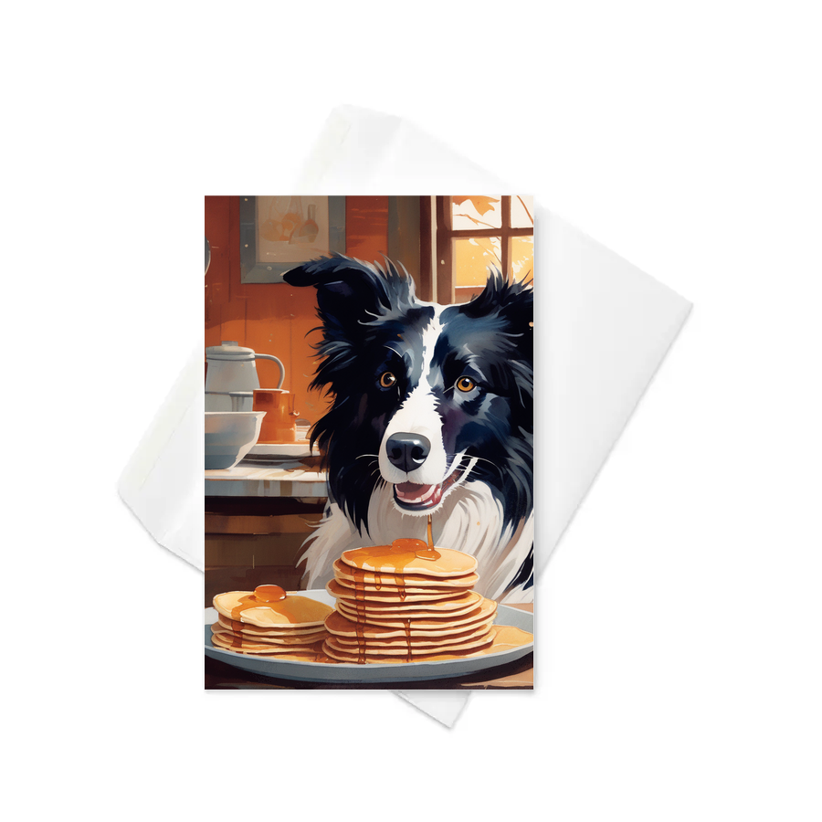 PugMug Custom Border Collie Greeting Card