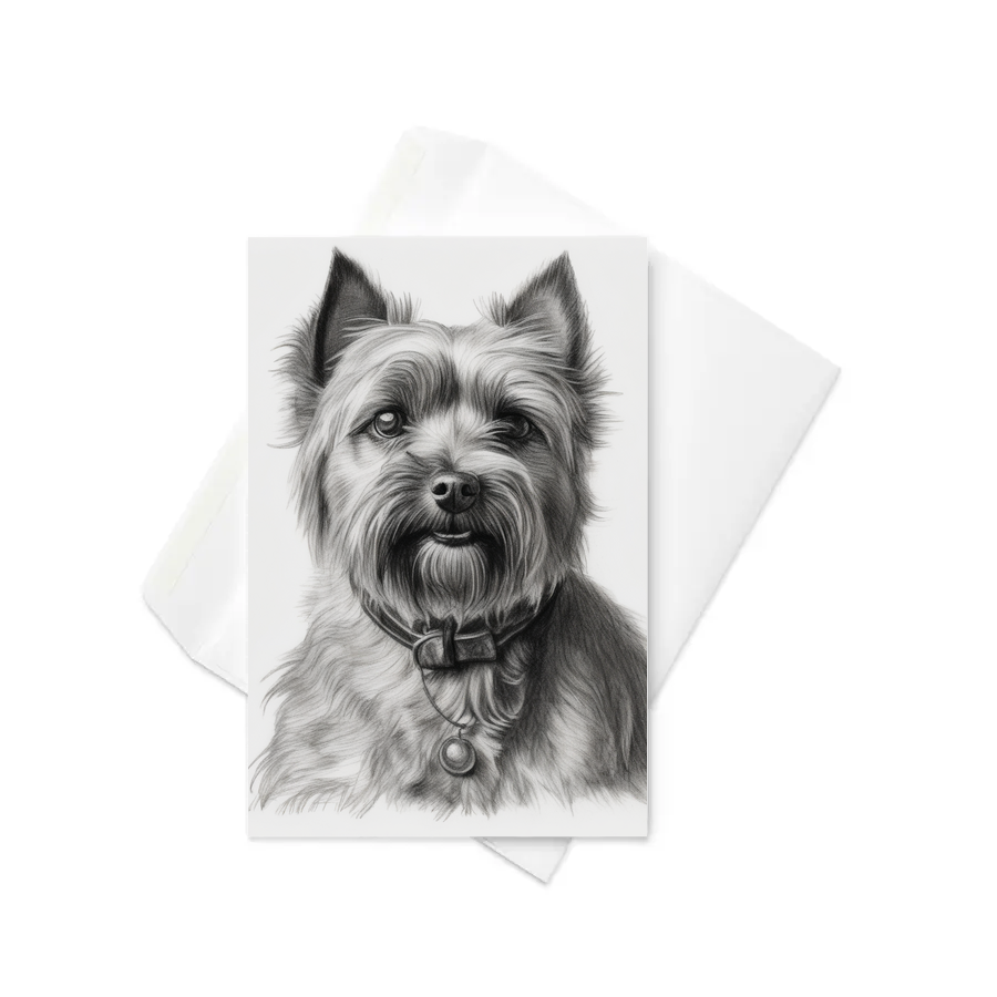 PugMug Custom Cairn Terrier Greeting Card