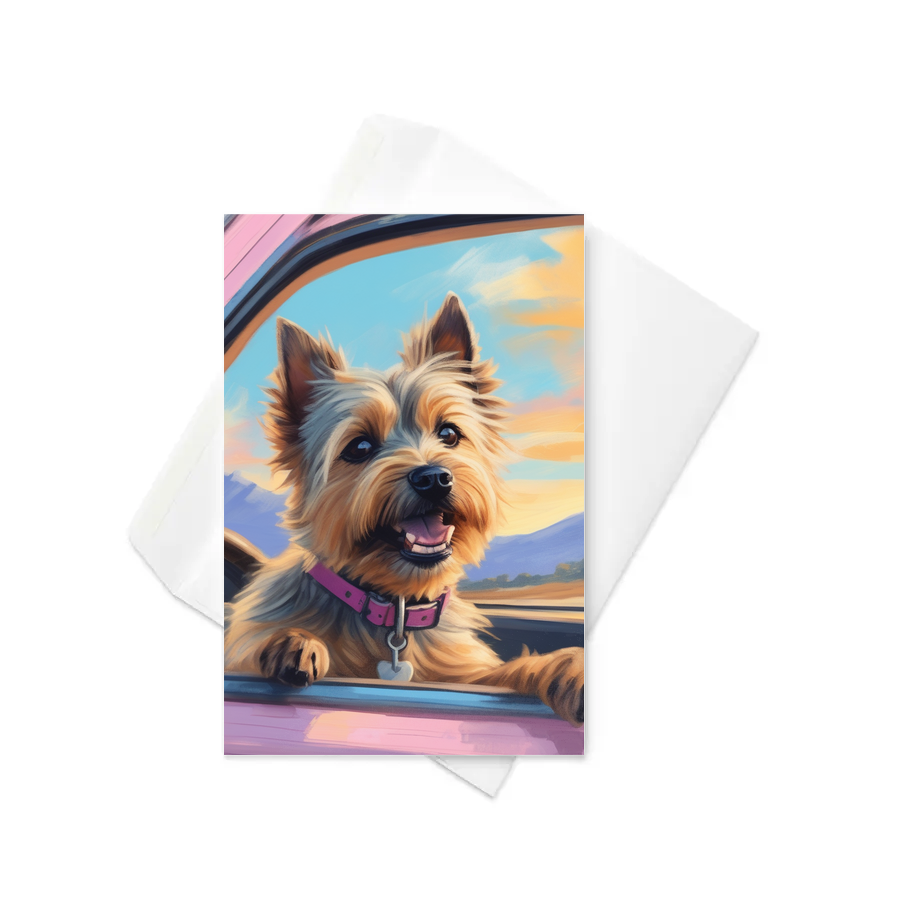 PugMug Custom Cairn Terrier Greeting Card
