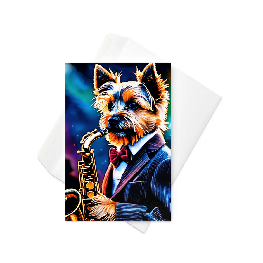 PugMug Custom Cairn Terrier Greeting Card