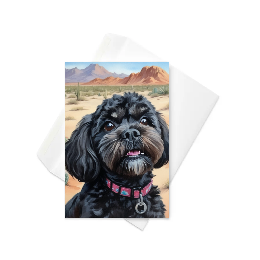 PugMug Custom Lily Greeting Card