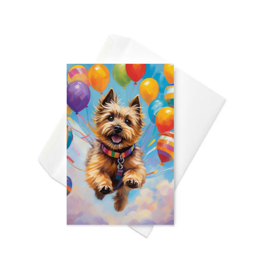 PugMug Custom Cairn Terrier Greeting Card