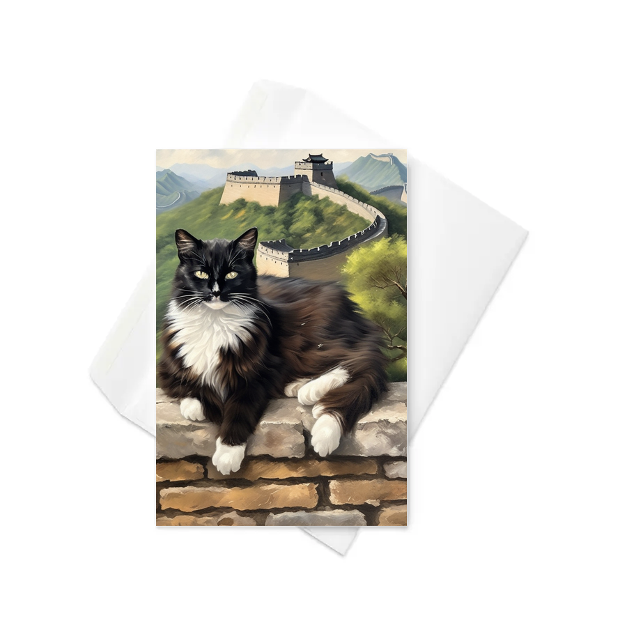 PugMug Custom Peerie Greeting Card