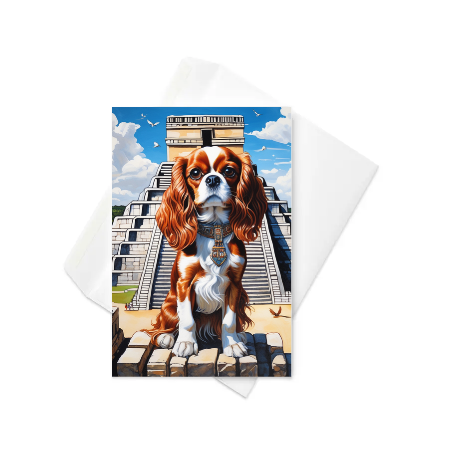 PugMug Custom Cavalier King Charles Spaniel Greeting Card