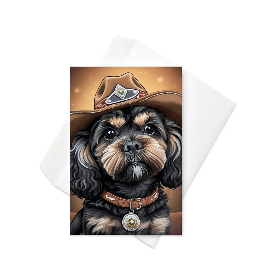 PugMug Custom Lily Greeting Card